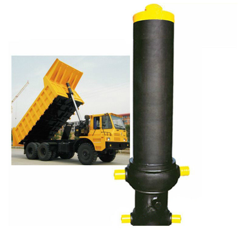 Custom Single Acting Hydraulic Cylinder Stage Telescopic Lifting Dumper Tipper