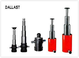 Multistage Side Dumper Single Acting  Telescopic Hydraulic Oil Cylinder